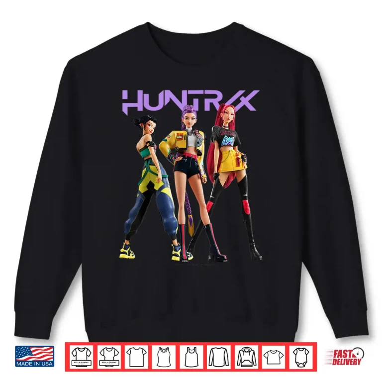 Sweatshirt Kpop Demon Hunters Huntrix Mira Rumi Zoey Posing Poster Shirt