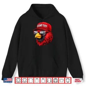 Retro Cardinal Baseball Game Day Gifts For Men Women Kid Boy Shirt