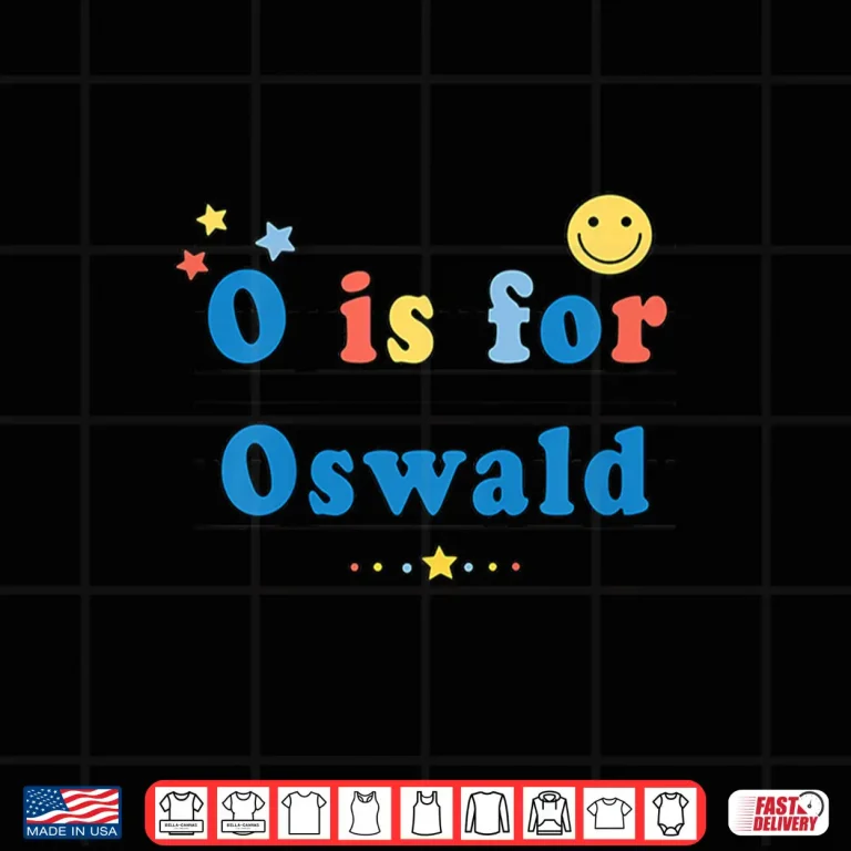 Design Kids Oswald Name Shirt Alphabet O is for Oswald Shirt