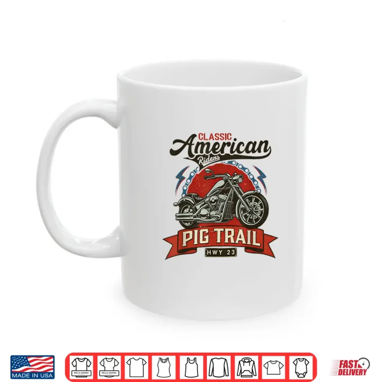 Mug Pig Trail Arkansas HWY 23 Scenic Drive American Roads Shirt