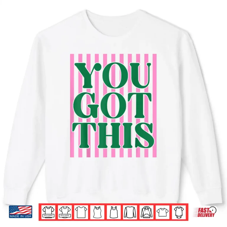 Sweatshirt Retro Stripes You Got This Test Day Testing Teachers Kids Shirt