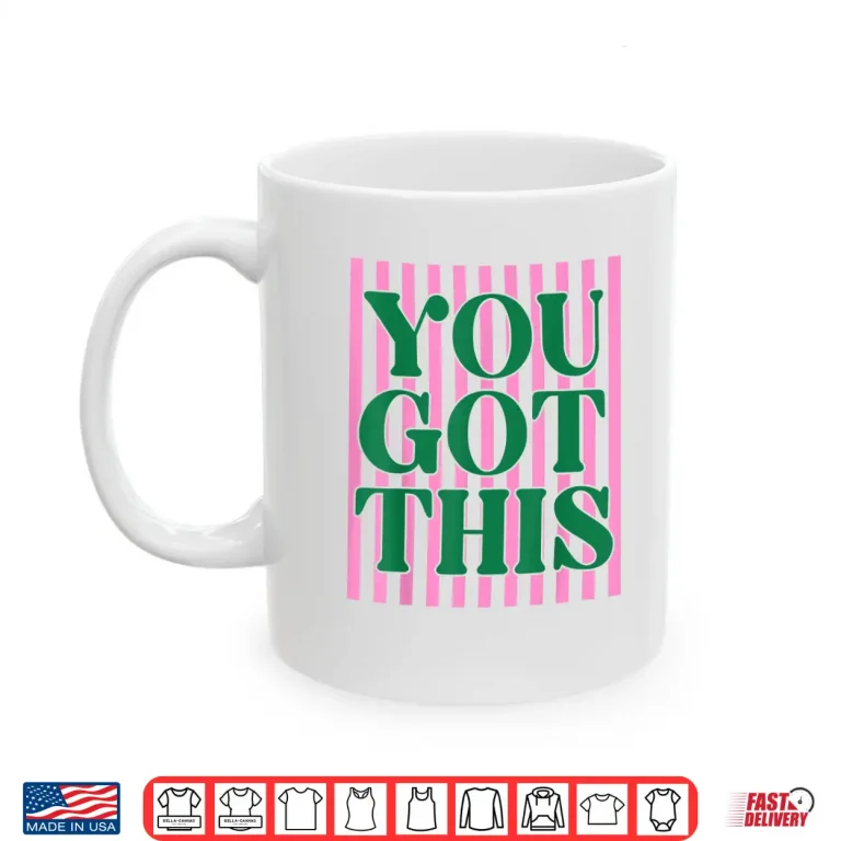 Mug Retro Stripes You Got This Test Day Testing Teachers Kids Shirt