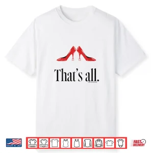 The Devil Wears Prada 2 That’S All Red High Heel Pitchfork Shirt