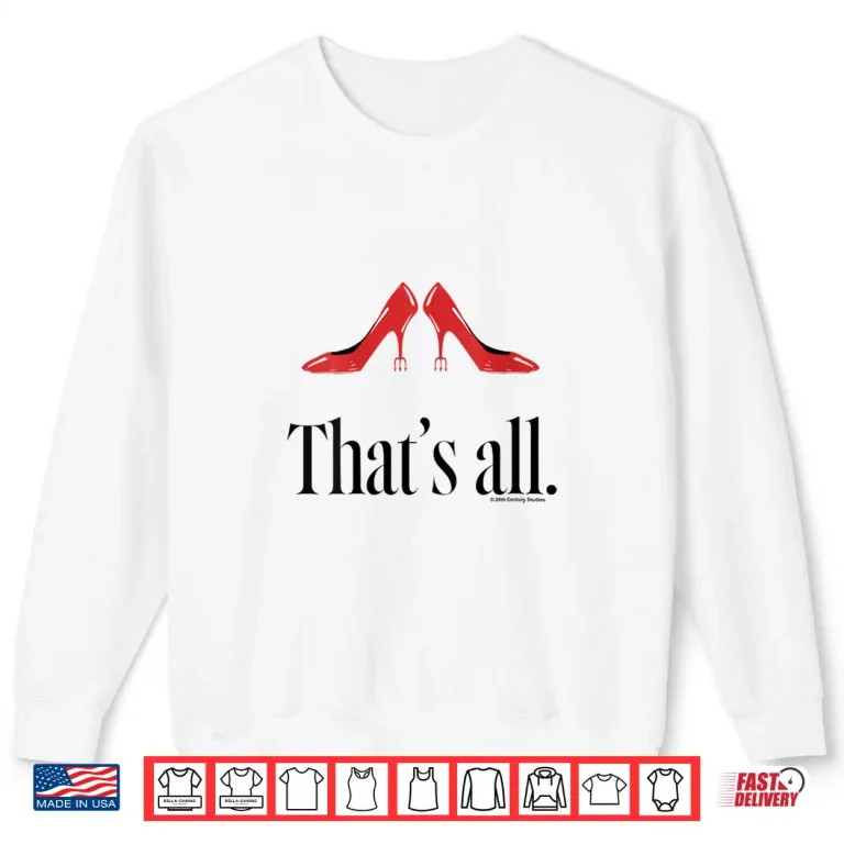 Sweatshirt The Devil Wears Prada 2 Thats All Red High Heel Pitchfork Shirt