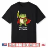 Teacher Frog We Test At Dawn Funny Test Day Teacher Student Shirt
