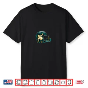 Bodysurfing Buddha Ocean Art Surf Apparel Shirt