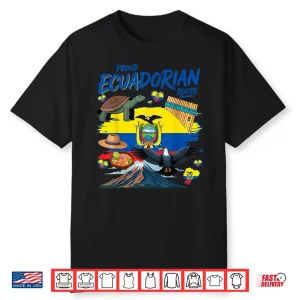 Ecuadorian Roots Outfit Idea For Boys Ecuador Flag Themed Shirt