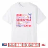 Striped One School Year Later Funny Goose Teacher Summer Shirt