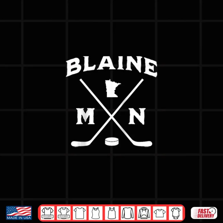 Design Blaine Minnesota Hockey Vintage Shirt