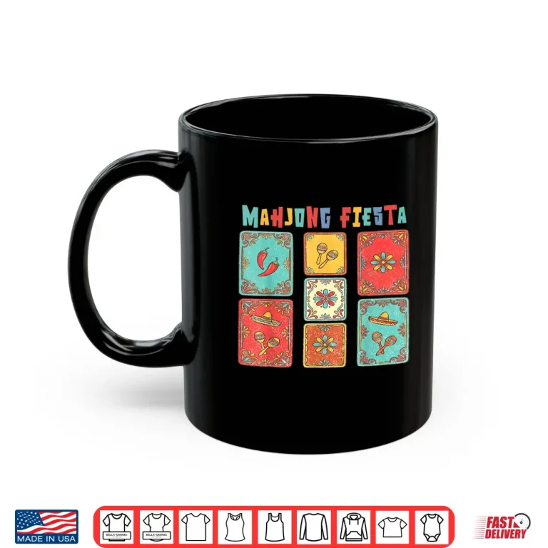 Mug Cinco de Mayo Mahjong Tiles Mexican Player Chinese Tile Game Shirt