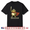 Huzzah Frog Knight Funny Frog Sword Meme Quote Shirt