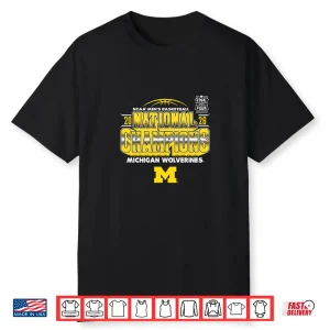 Michigan Wolverines National Champs 2026 M Basketball Bold Shirt