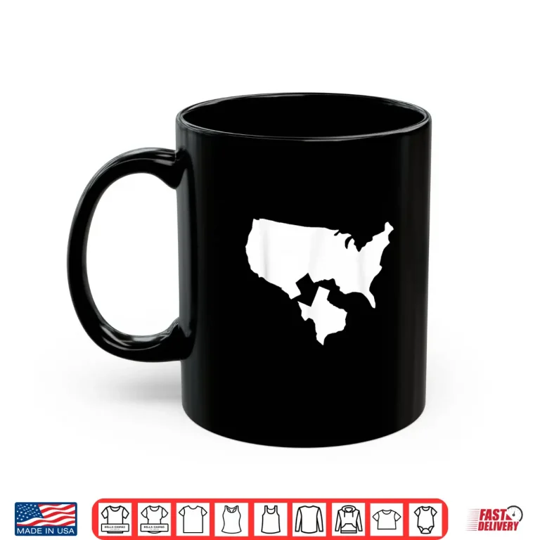 Mug Texas Secede Lone Star State Independence USA Map Graphic Shirt