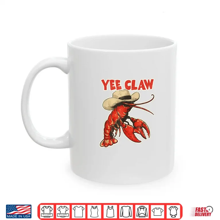Mug Yee Claw Crawfish Cowboy Shirt
