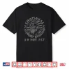 Emotional Support Husband Do Not Pet Funny Monkey Funny Meme Shirt