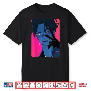 Kpop Demon Hunters Jinu Demon Signed Photocard Chest Poster Shirt