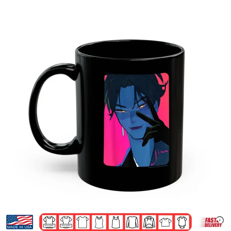 Mug Kpop Demon Hunters Jinu Demon Signed Photocard Chest Poster Shirt