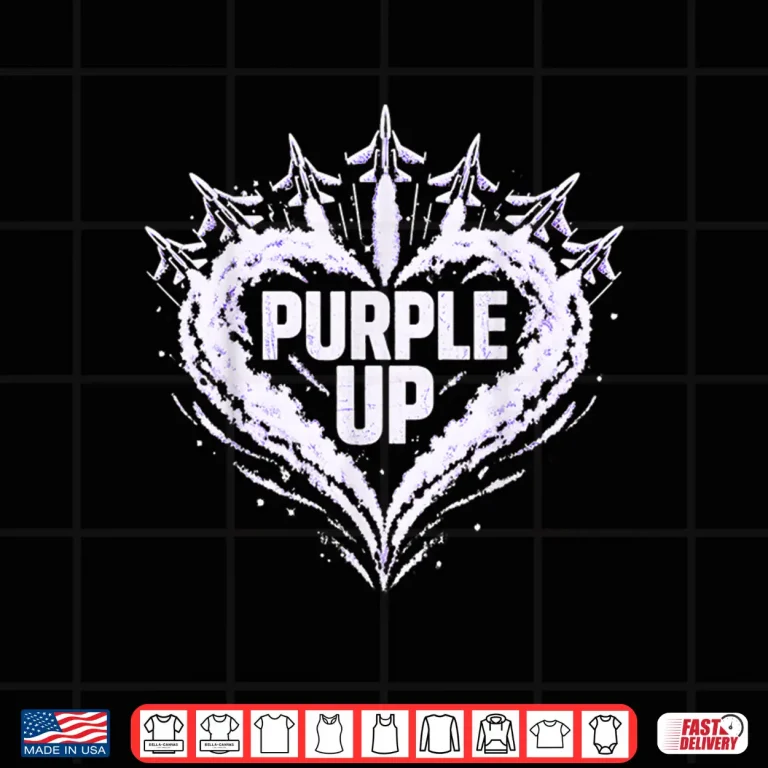 Design Purple Up for Military Kids Military Child Month Shirt