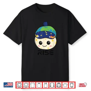 Rise Plush Cute Space Tee Moon Fan Gift Shirt