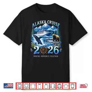 Vintage Alaska Cruise 2026 Cruise Group Family Vacation Shirt