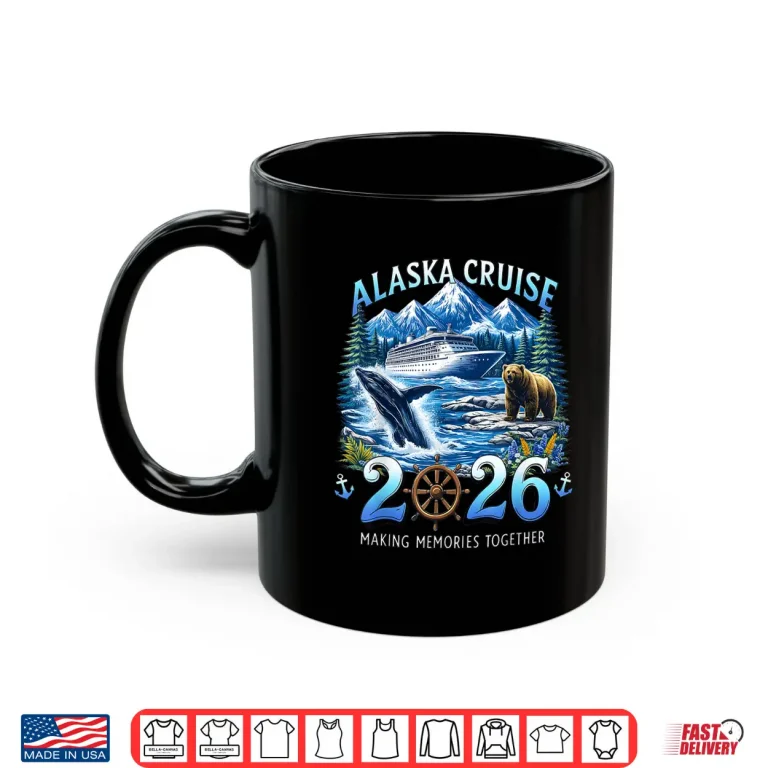 Mug Vintage Alaska Cruise 2026 Cruise Group Family Vacation Shirt