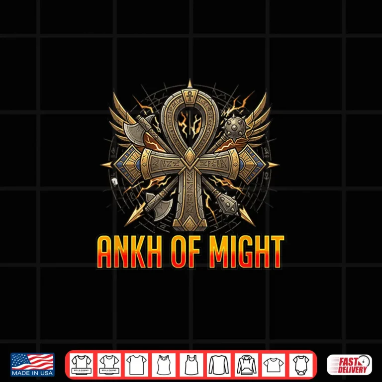 Design Ankh of Might Ancient Egyptian Power Symbol Shirt