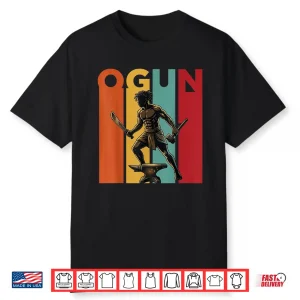 Ogun Yoruba God Of War And Iron Orisha Shirt