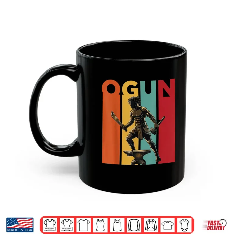 Mug Ogun Yoruba God of War and Iron Orisha Shirt