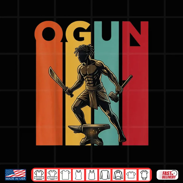 Design Ogun Yoruba God of War and Iron Orisha Shirt