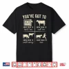 Retro You’Ve Got To Know When To Hold’Em Funny Cow Lover Shirt