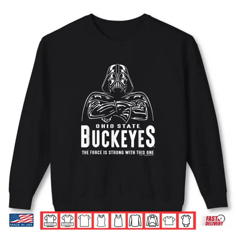Sweatshirt Ohio State Buckeyes Star Wars Darth Vader Red Shirt