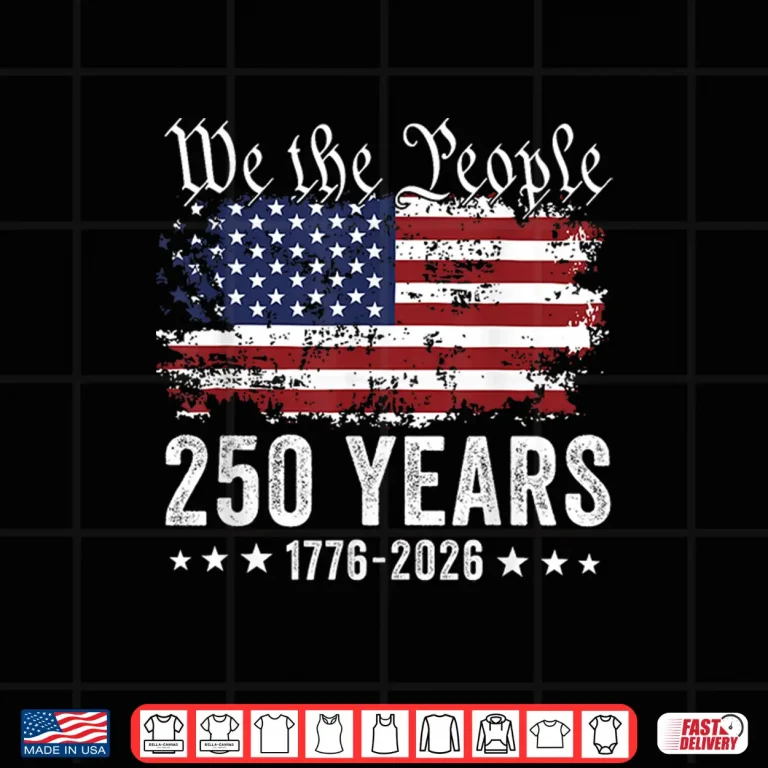 Design 250 Years American 250th Anniversary USA Patriotic 4th July Shirt