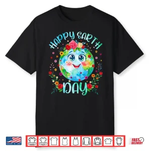 Happy Earth Day Cute Floral Earth Day 2026 Shirt