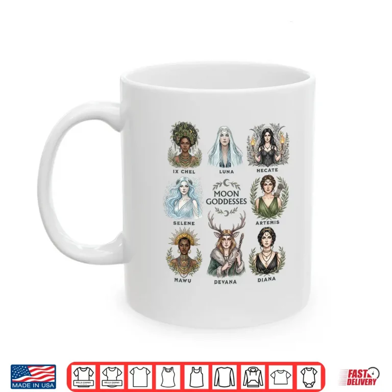 Mug Moon Goddesses Witchy Pagan Divine Feminine Art Shirt
