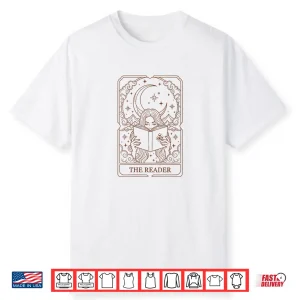 Reading Squad Book Lover Bookish The Reader Tarot Card Shirt