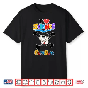 Kids Aumsum I Love Science Shirt