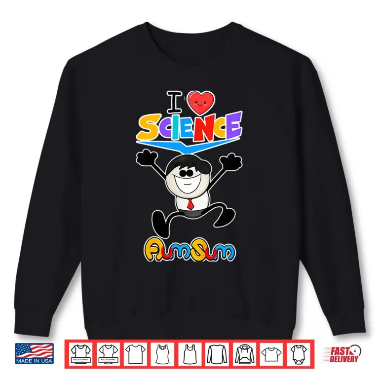 Sweatshirt Kids AumSum I Love Science Shirt