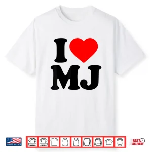I Love Mj Shirt I Heart Mj Shirt