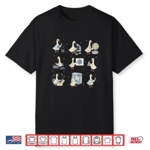 Microbiologist Silly Goose Funny Biochemist Lab Tech Mls Mlt Shirt