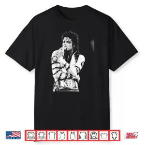 Michael Jackson Live Bad World Tour Aintree 1988 Shirt
