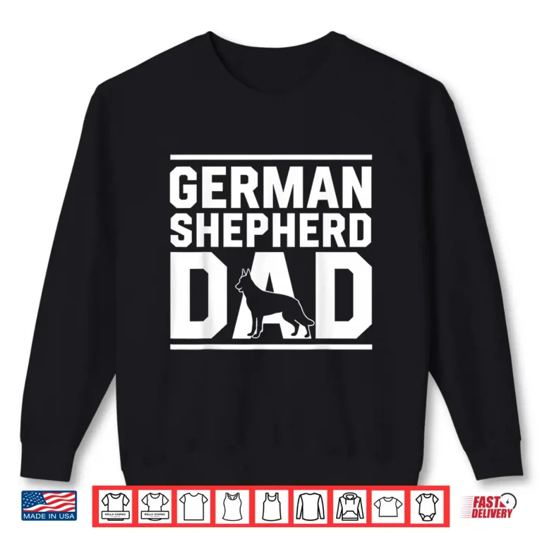 Sweatshirt Cool German Shepherd Design for Men Boys Dog Lover Owner Shirt