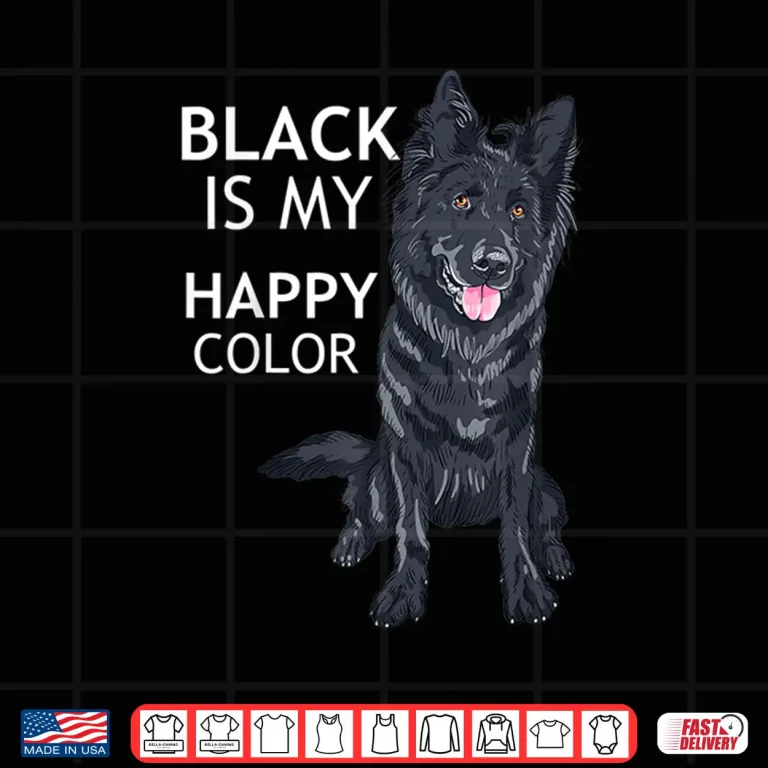 Design Cute Black German Shepherd Awesome Cute Dog Shirt