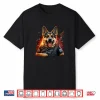 Funny German Shepherd Dog Rock And Roll Guitar Music Shirt