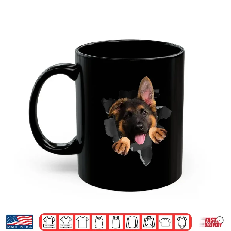 Mug Funny German Shepherd Lovers Design For Men Women Pet Dog Shirt