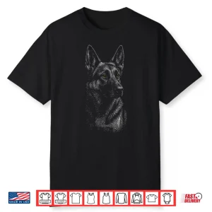 German Shepherd Dog Gift Lover For Dog Mom Dad Men Women Shirt