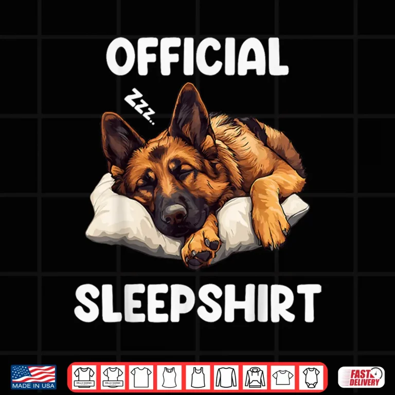 Design Official German Shepherd Sleepshirt Dog Lover pajamas Shirt
