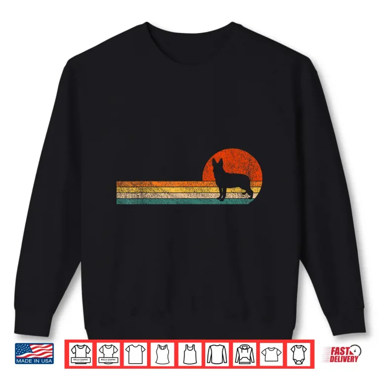 Sweatshirt Funny German Shepherd Dog Owner Retro Vintage Shirt