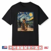 German Shepherd Dog Doggy Van Gogh Style Starry Night Shirt