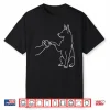Human And Dog Paw Fist Bump Dog Lover German Shepherd Shirt