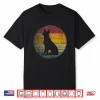 German Shepherd Dog Vintage Distressed Retro Silhouette 70S Shirt